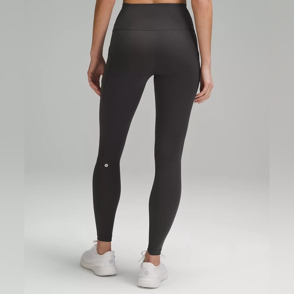 Wunder Train High-Rise Tight with Pockets 28" Graphite Grey Size 14 - Picture 1 of 5